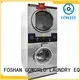 GOWORLD Automatic stackable washer and dryer sets LPG gas heating for school 1