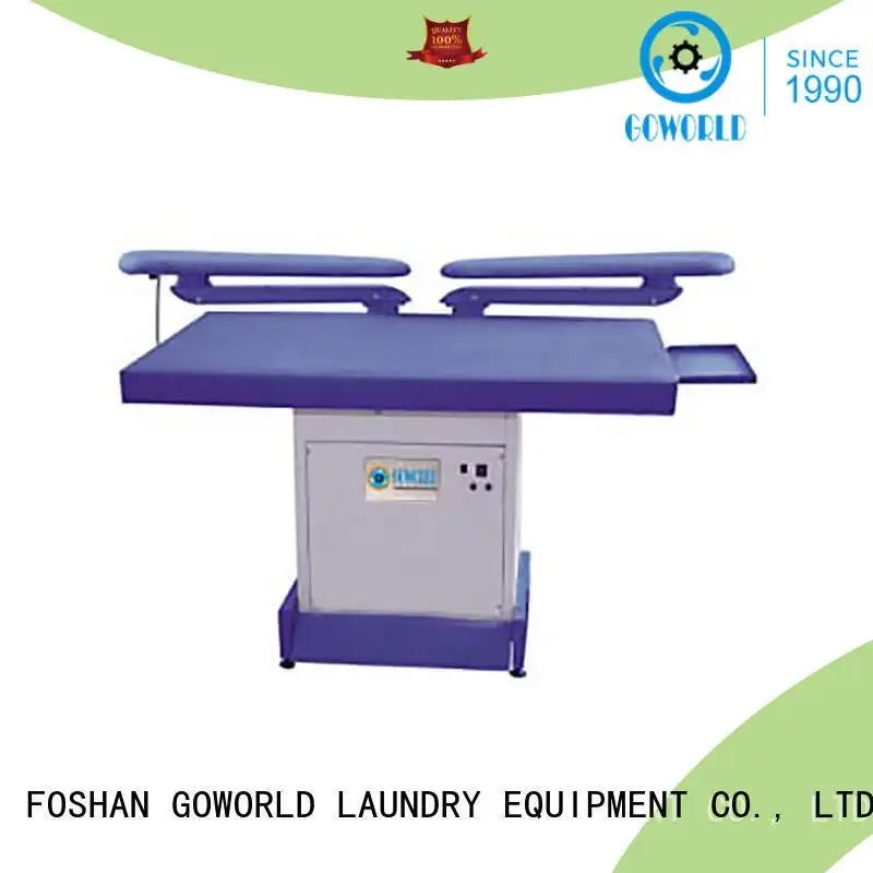 GOWORLD skirt industrial iron press machine pneumatic control for garments factories 1