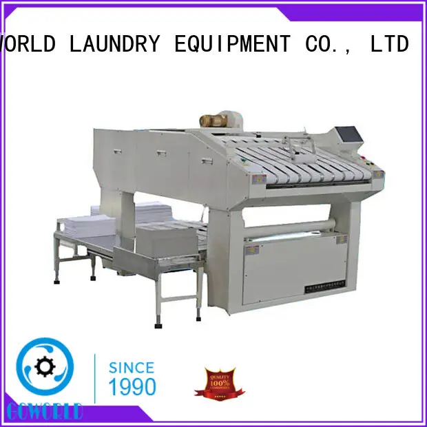 GOWORLD automatic folding machine intelligent control system for laundry factory 1