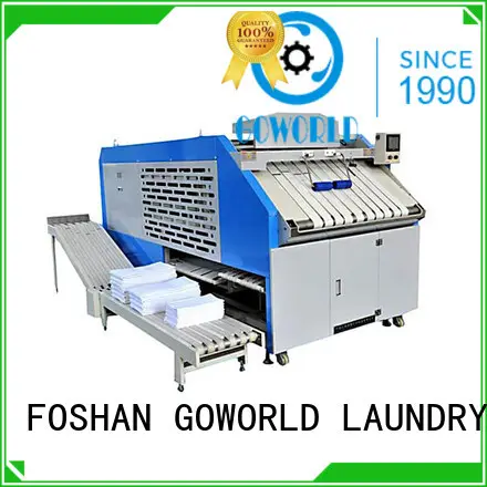 GOWORLD intelligent towel folder high speed for laundry factory 1