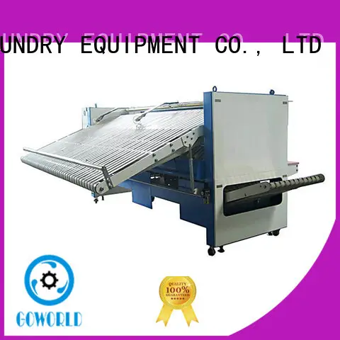 GOWORLD bath folding machine high speed for laundry factory 1
