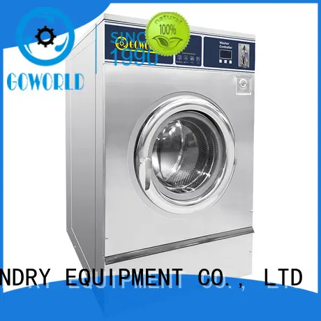 GOWORLD safe use self service washing machine electric heating for hotel 1