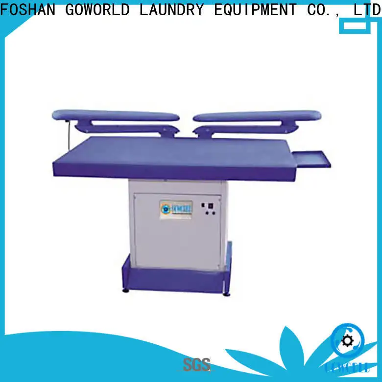 GOWORLD iron laundry press machine pneumatic control for dry cleaning shops 1