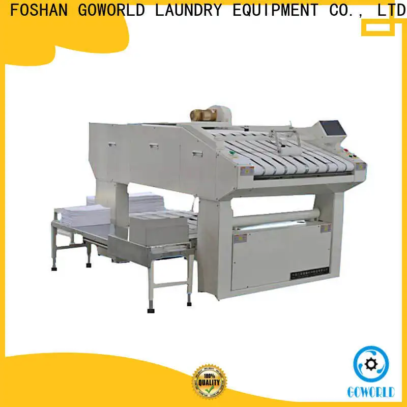 GOWORLD industrieslaundry folding machine factory price for hotel 1