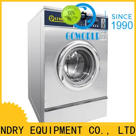 GOWORLD stainless steel self washing machine for commercial laundromat 1