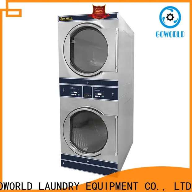 GOWORLD Easy Operated stackable washer and dryer sets LPG gas heating for fire brigade 1