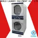 Low Noise stackable washer dryer combo commercial electric heating for fire brigade 1