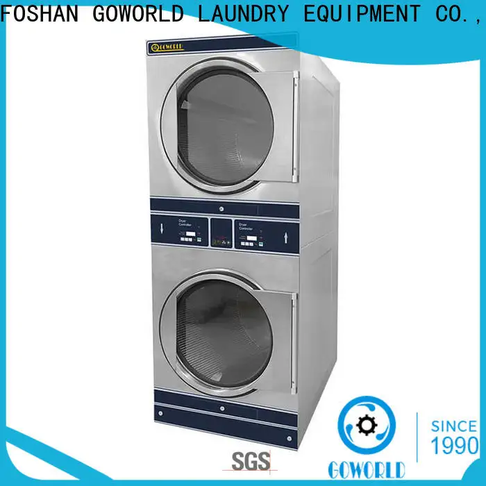 GOWORLD Automatic stackable washer dryer combo electric heating for fire brigade 1