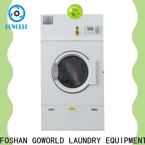 GOWORLD Stainless steel electric tumble dryer steadily for laundry plants 1
