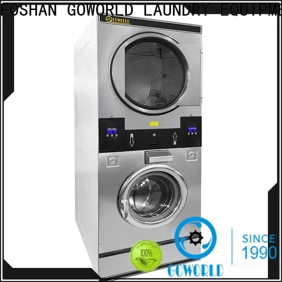 GOWORLD Energy Saving stackable washer and dryer sets supplier for laundry shop 1