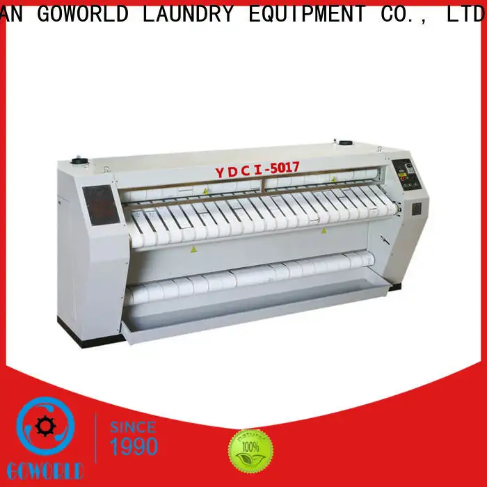 GOWORLD stainless steel flatwork ironer free installation for textile industries 1