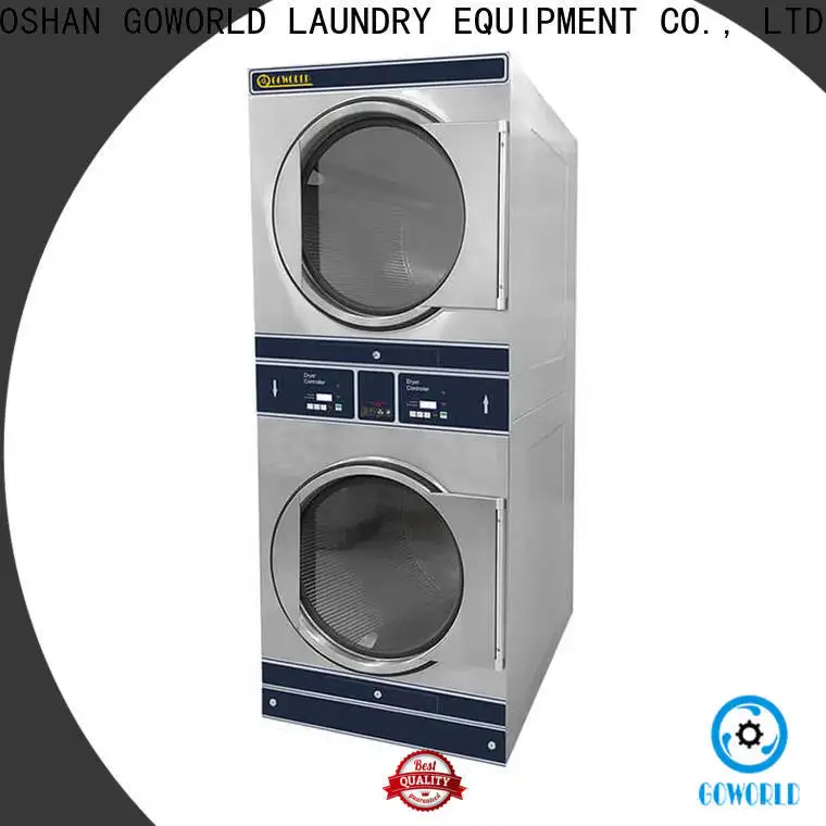 GOWORLD Energy Saving stacking washer dryer steam heating for school 1