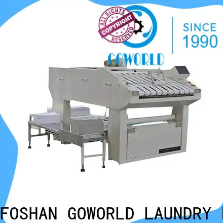 GOWORLD automatic towel folder intelligent control system for laundry factory 1