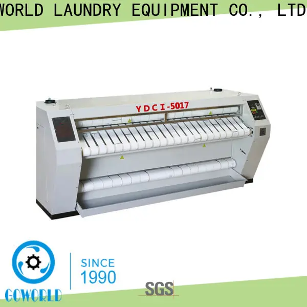 GOWORLD stainless steel roller ironing machine for sale for laundry shop 1