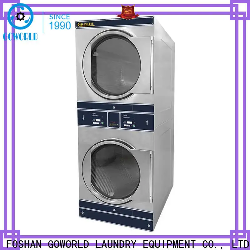 GOWORLD Energy Saving stackable washer dryer combo supplier for school 1
