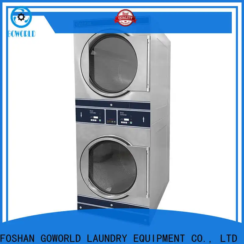 GOWORLD machine stackable washer dryer combo electric heating for hotel 1