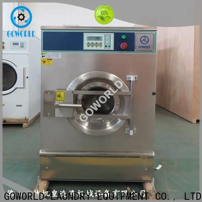 GOWORLD stainless steel semi automatic laundry machine Easy to control for Commercial laundromat6 1