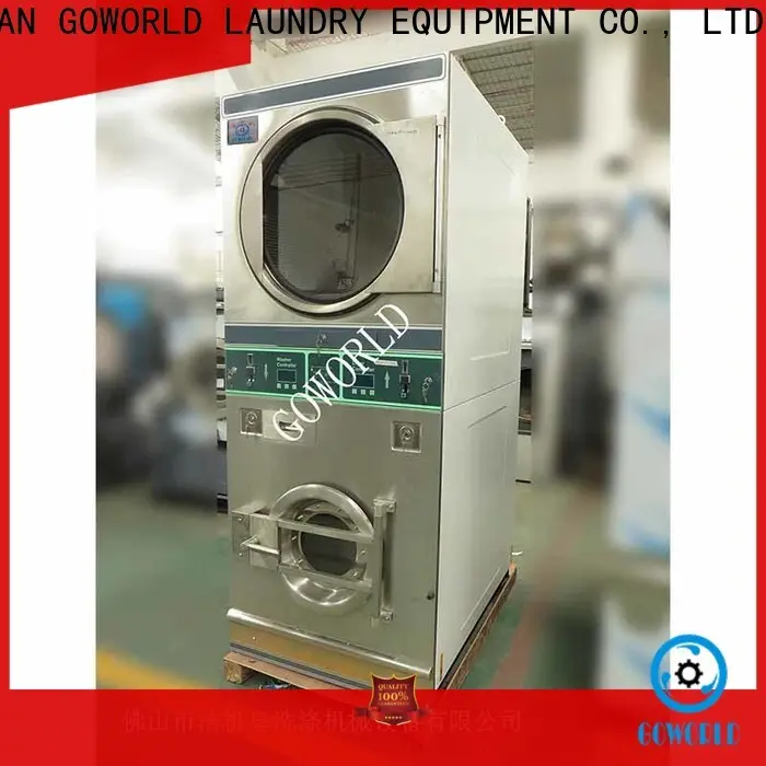 GOWORLD stainless steel semi automatic laundry machine Easy to control for Commercial laundromat9 1