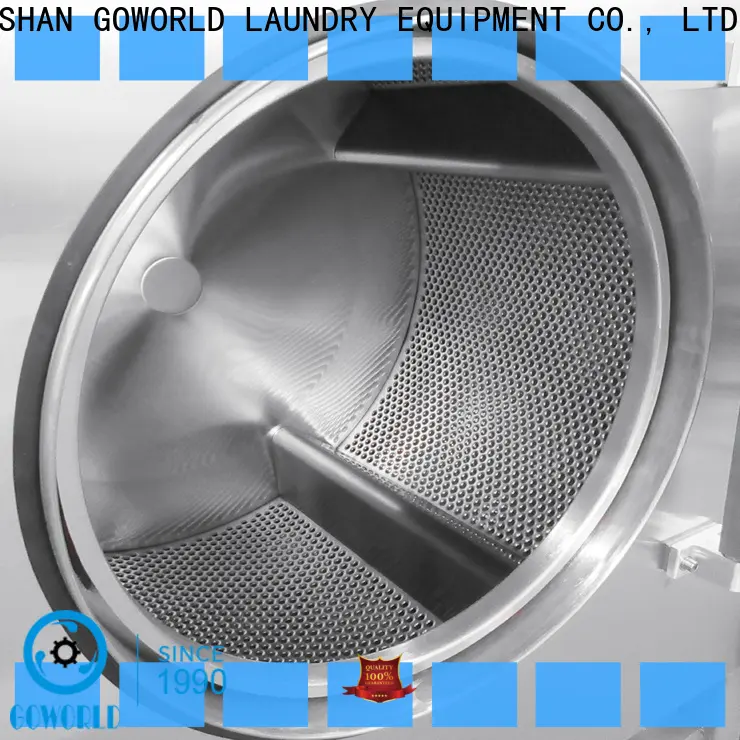 GOWORLD stainless steel semi automatic laundry machine Easy to control for Commercial laundromat16 1
