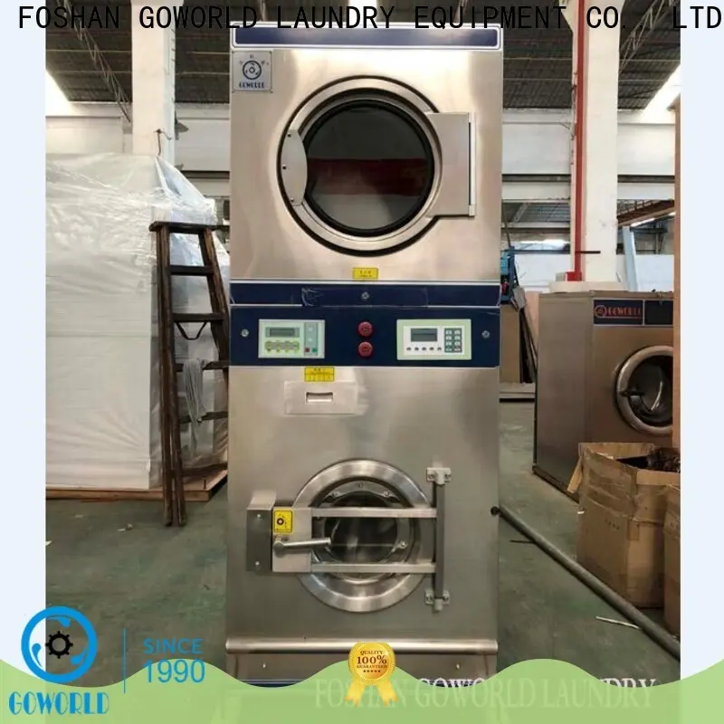 GOWORLD stainless steel semi automatic laundry machine Easy to control for Commercial laundromat19 1