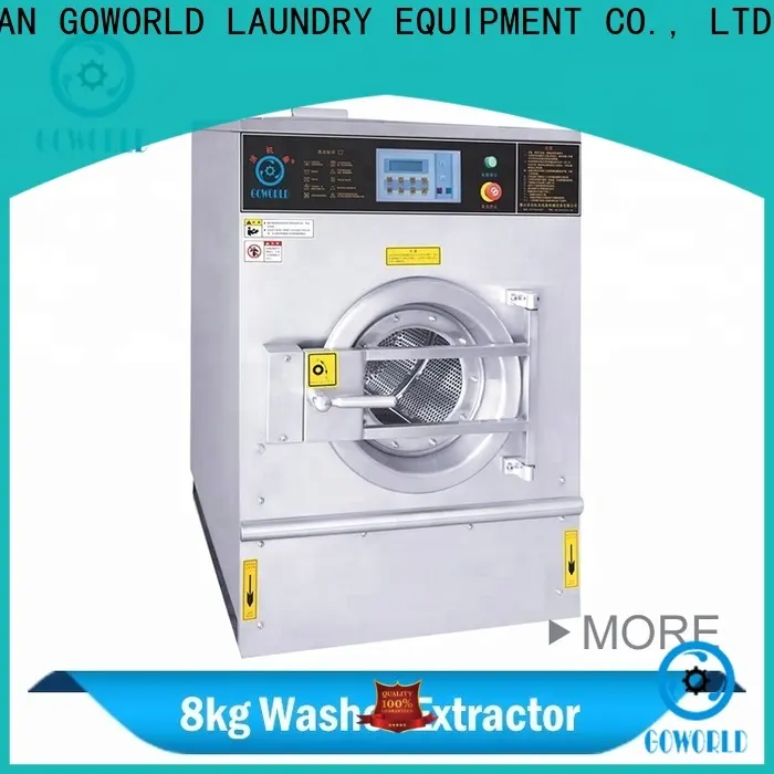 GOWORLD stainless steel semi automatic laundry machine Easy to control for Commercial laundromat37 1