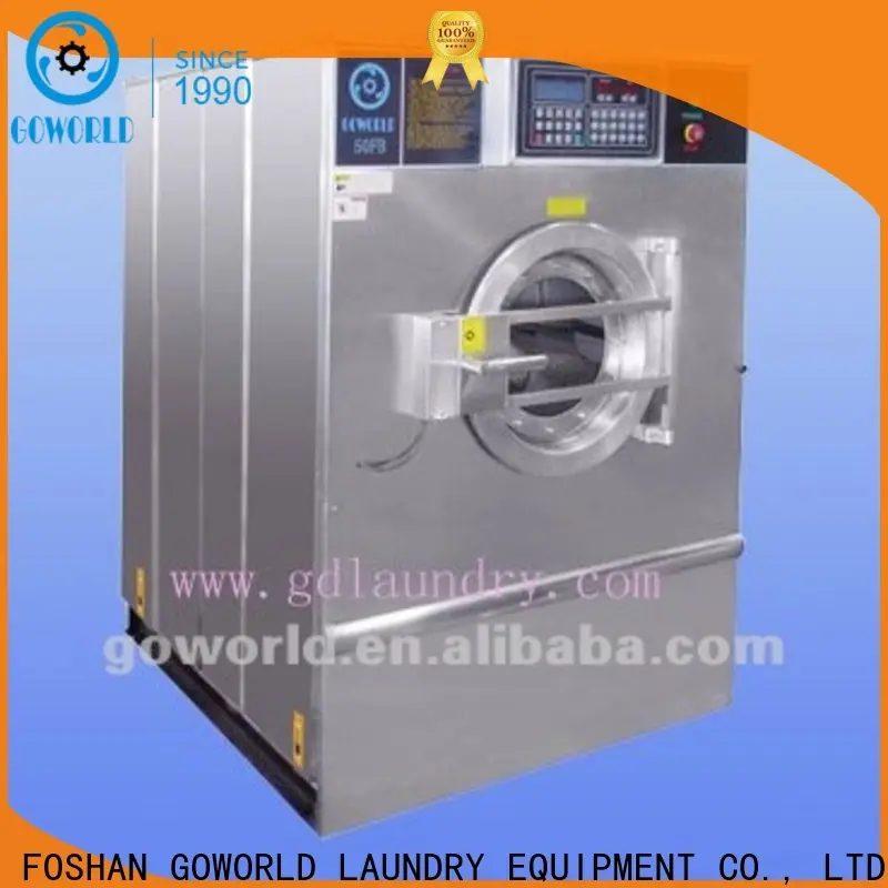 GOWORLD stainless steel semi automatic laundry machine Easy to control for Commercial laundromat40 1