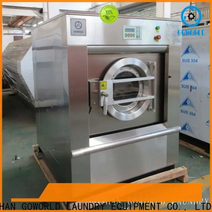 GOWORLD stainless steel semi automatic laundry machine Easy to control for Commercial laundromat74 1