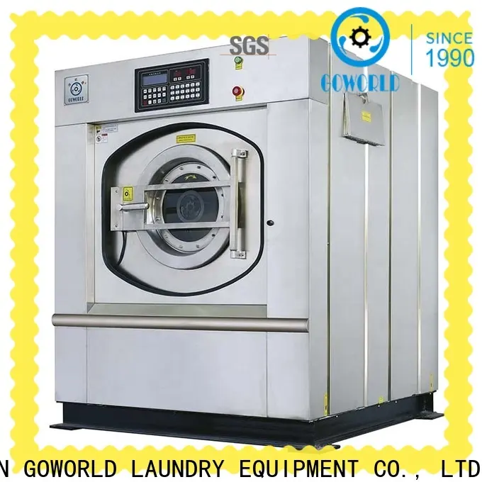 GOWORLD stainless steel semi automatic laundry machine Easy to control for Commercial laundromat75 1