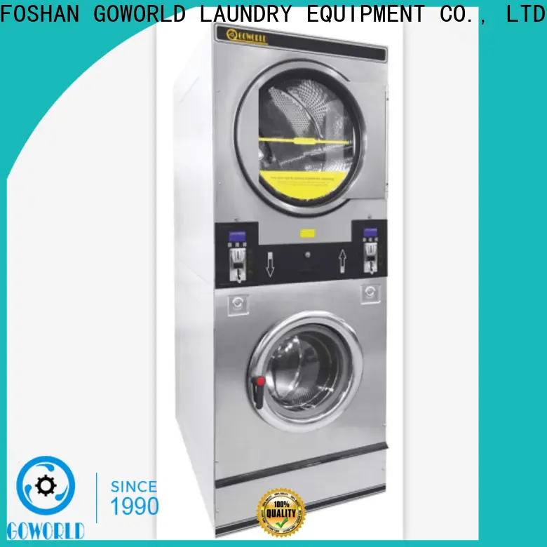 GOWORLD stainless steel semi automatic laundry machine Easy to control for Commercial laundromat77 1