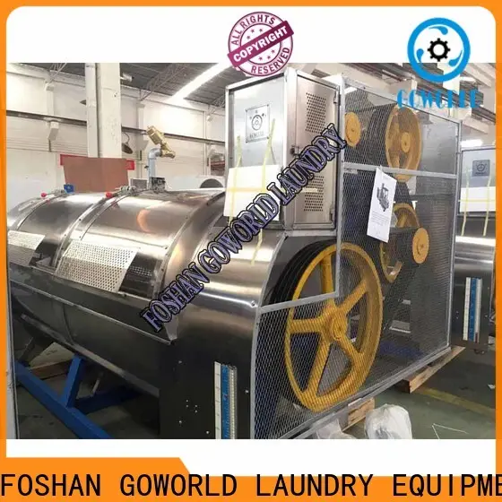 GOWORLD stainless steel semi automatic laundry machine Easy to control for Commercial laundromat78 1