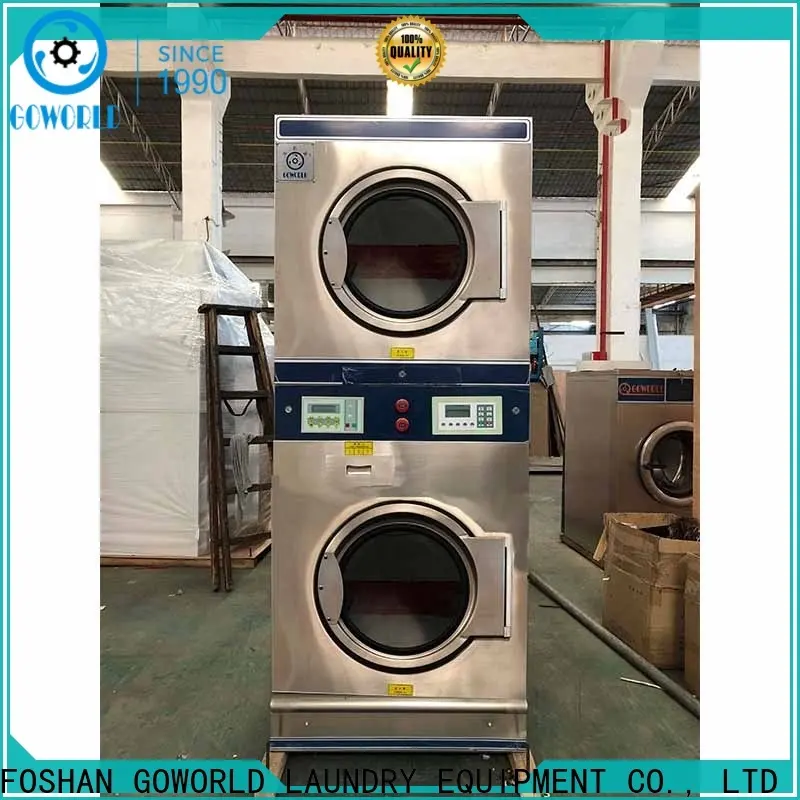 GOWORLD stainless steel semi automatic laundry machine Easy to control for Commercial laundromat82 1