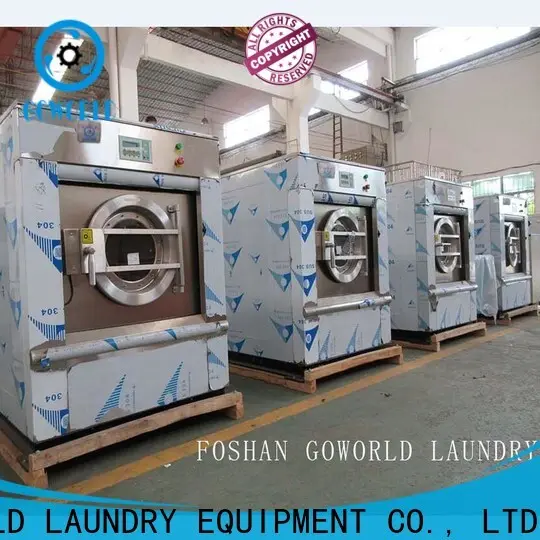 GOWORLD stainless steel semi automatic laundry machine Easy to control for Commercial laundromat87 1