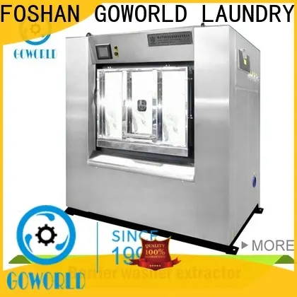 GOWORLD stainless steel semi automatic laundry machine Easy to control for Commercial laundromat105 1