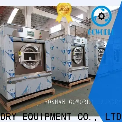 GOWORLD stainless steel semi automatic laundry machine Easy to control for Commercial laundromat104 1