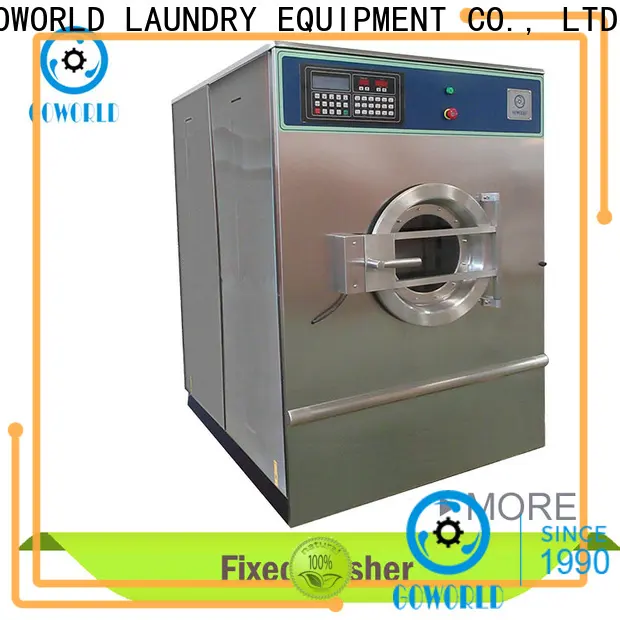 GOWORLD stainless steel semi automatic laundry machine Easy to control for Commercial laundromat106 1