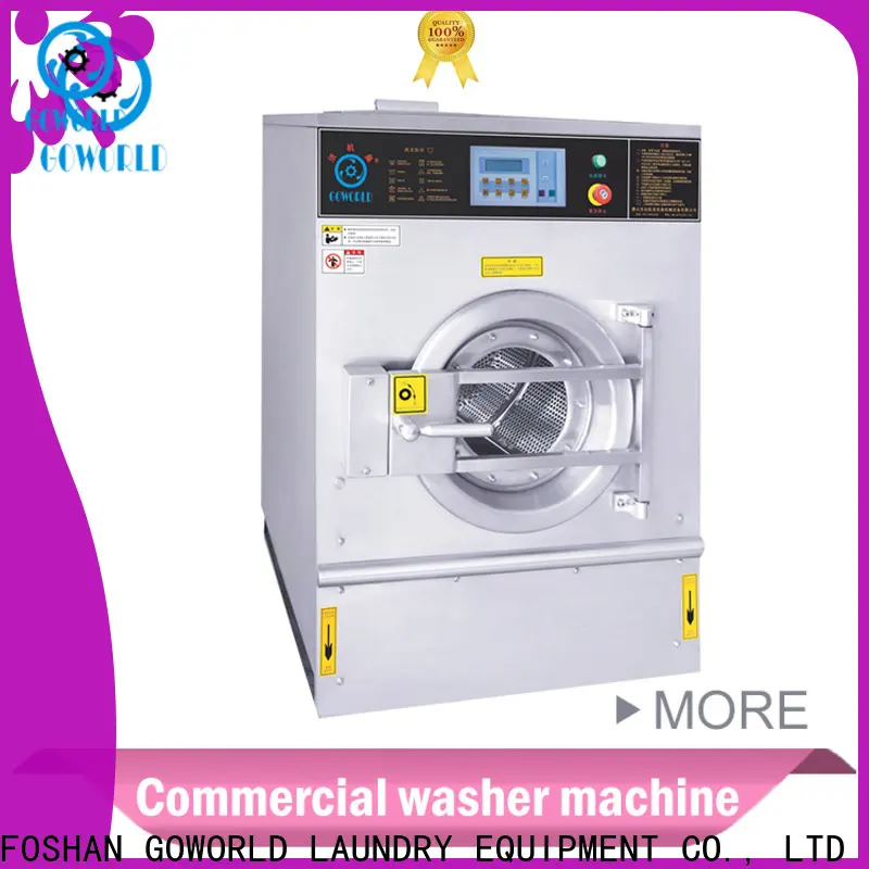 GOWORLD stainless steel semi automatic laundry machine Easy to control for Commercial laundromat113 1