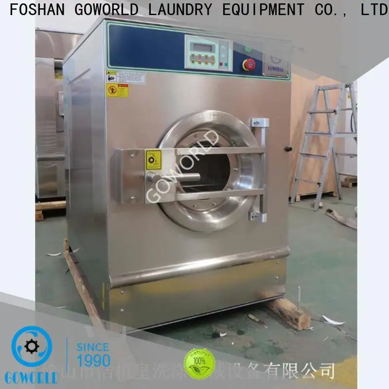 GOWORLD stainless steel semi automatic laundry machine Easy to control for Commercial laundromat126 1