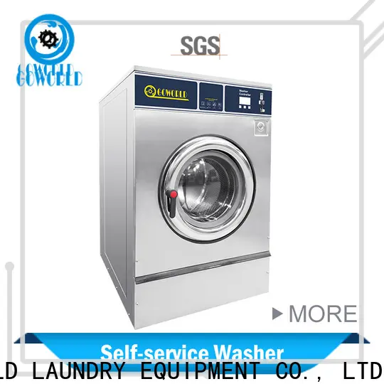 GOWORLD stainless steel semi automatic laundry machine Easy to control for Commercial laundromat130 1