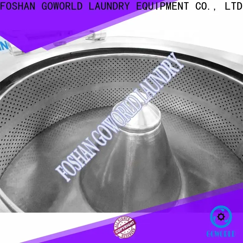 GOWORLD stainless steel semi automatic laundry machine Easy to control for Commercial laundromat135 1