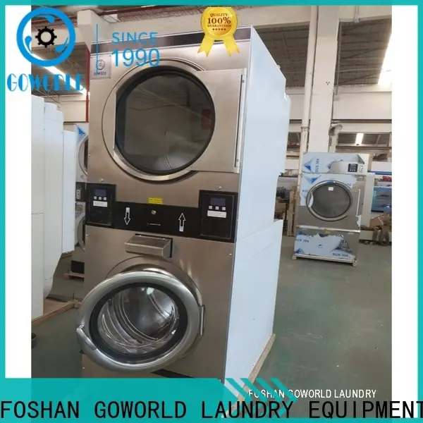 GOWORLD stainless steel semi automatic laundry machine Easy to control for Commercial laundromat137 1