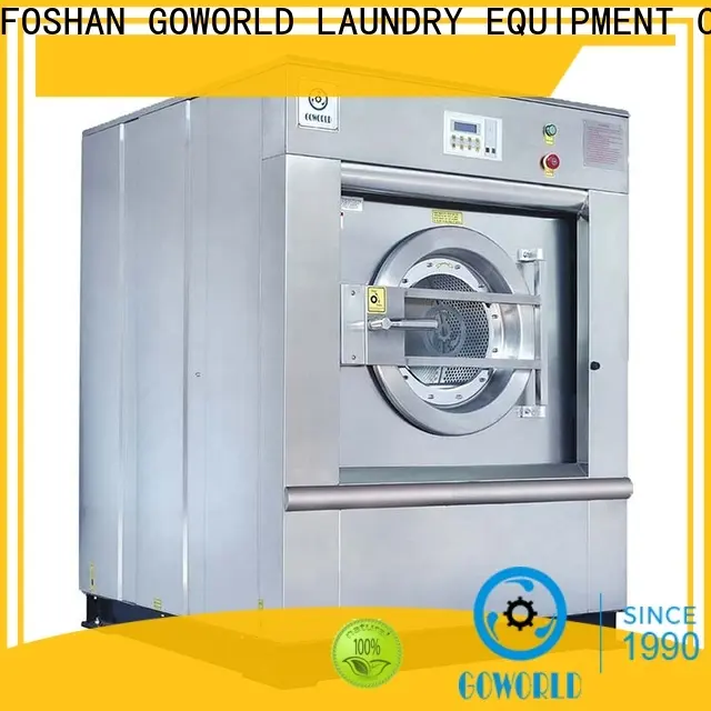 GOWORLD stainless steel semi automatic laundry machine Easy to control for Commercial laundromat138 1