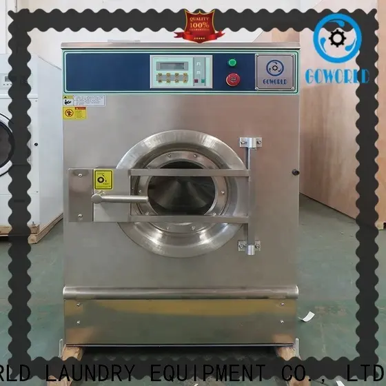 GOWORLD stainless steel semi automatic laundry machine Easy to control for Commercial laundromat166 1