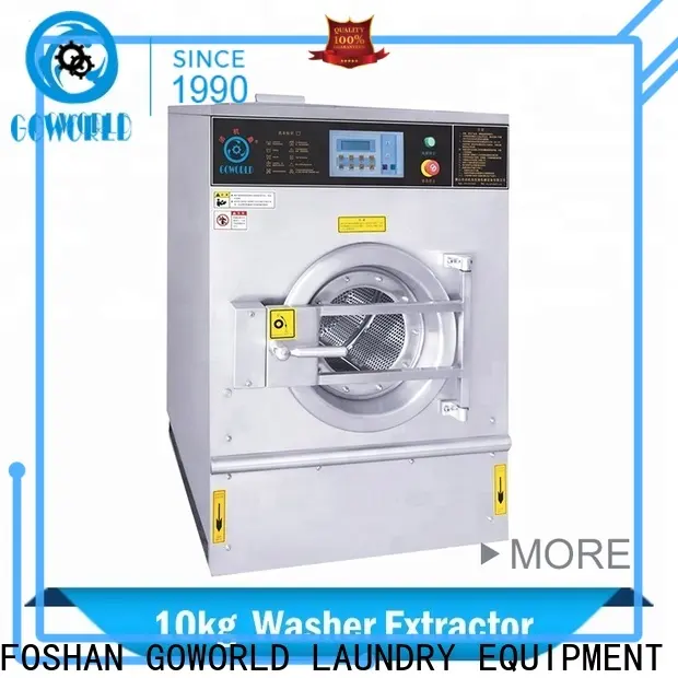 GOWORLD stainless steel semi automatic laundry machine Easy to control for Commercial laundromat167 1