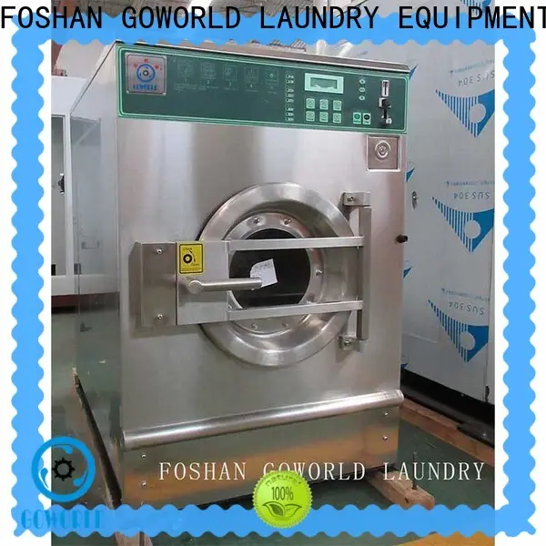 GOWORLD stainless steel semi automatic laundry machine Easy to control for Commercial laundromat170 1