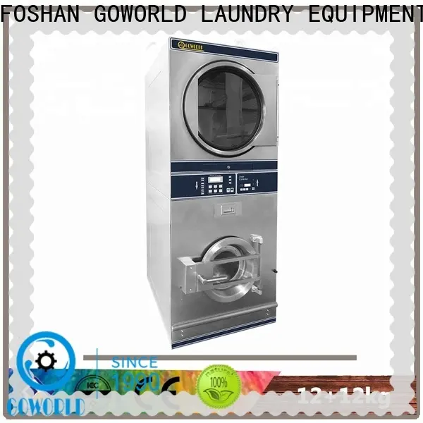 GOWORLD stainless steel semi automatic laundry machine Easy to control for Commercial laundromat173 1