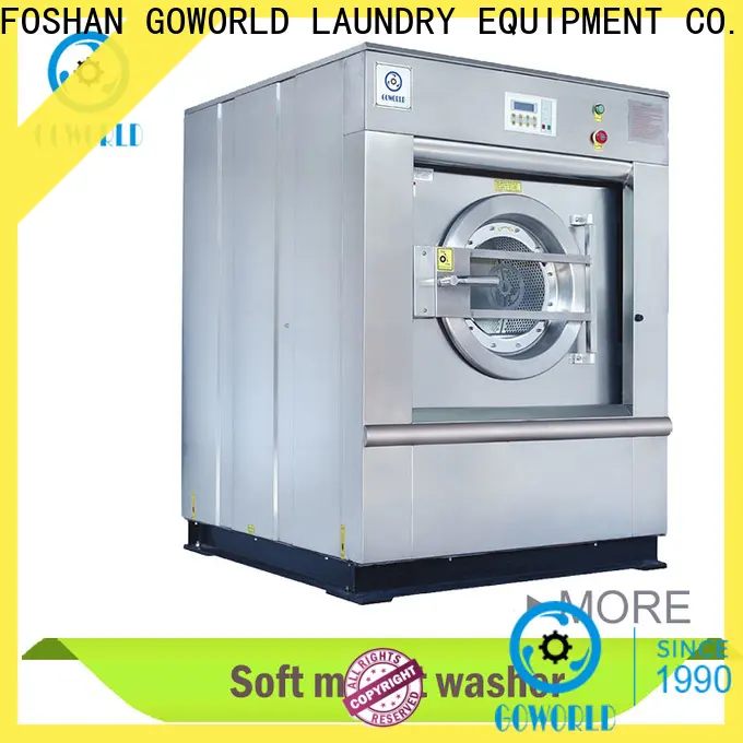 GOWORLD stainless steel semi automatic laundry machine Easy to control for Commercial laundromat174 1