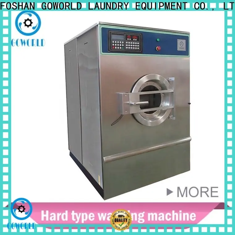 GOWORLD stainless steel semi automatic laundry machine Easy to control for Commercial laundromat177 1