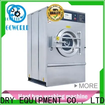GOWORLD stainless steel semi automatic laundry machine Easy to control for Commercial laundromat180 1