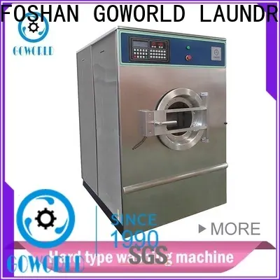 GOWORLD stainless steel semi automatic laundry machine Easy to control for Commercial laundromat181 1