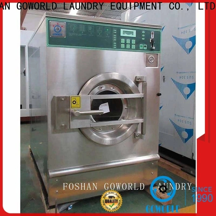GOWORLD stainless steel semi automatic laundry machine Easy to control for Commercial laundromat196 1